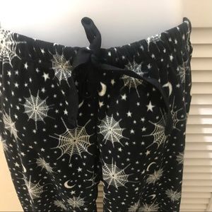 Spider Web Fleece Pants ,New,no tag